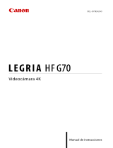 Canon LEGRIA HF G70 Manuale utente