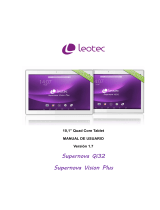 Leotec L-Pad Supernova Qi32 LE-TAB1030 Manuale utente