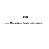 ZTE SRQ-Z982 Manuale utente