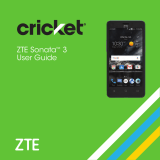 ZTE Sonata 3 Cricket Wireless Manuale utente