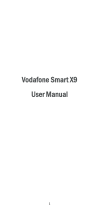 ZTE Vodafone Smart X9 Manuale utente