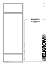 Elkron A600/230 Guida d'installazione