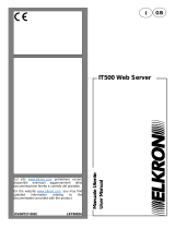 Elkron IT500WEB Manuale utente
