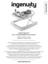 ingenuity Step & Sprout 3-in-1 Activity Walker - First Forest Manuale del proprietario