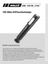 Holex LED rechargeable battery torch Istruzioni per l'uso