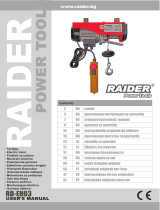 Raider RD-EH03 Manuale utente