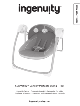 Bright Starts Sun Valley Canopy Portable Swing- Teal Manuale del proprietario