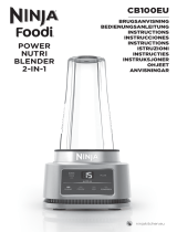 Ninja FOODI POWER NUTRI CB100EU BLENDER Manuale del proprietario