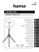 Hama SPOTLIGHT STEADY 120 II-RINGLYS FOR SMARTTELEFON 12" Manuale del proprietario