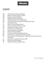 Miele GGRP GOURMET GRILLPANNE Manuale del proprietario