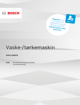 Bosch WNA144B0SN KOMBI VASK/TØRK Manuale del proprietario