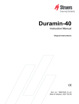 Struers Duramin-40 Manuale utente