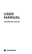 Vaporesso LUXE QS Manuale utente