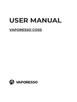 Vaporesso COSS Manuale utente
