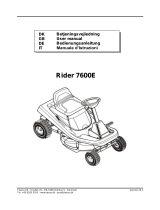 Texas 7600 Lawn Tractor Rider Manuale utente
