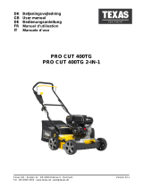 Texas Equipment Pro Cut 400TG Plænelufter Manuale utente