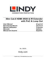 Lindy 50m Cat.6 HDMI 4K60 & IR Extender Manuale utente