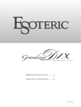 Esoteric Grandioso D1X SE Manuale del proprietario