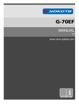 Yokota G-70EF Manuale del proprietario