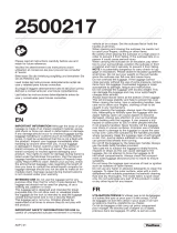 VonHaus 2500217 Manuale utente