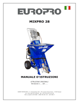 Euromair Intonacatrice continua MIXPRO 28 - 3 kW gesso completa Manuale del proprietario