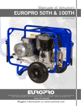 Euromair Compressore EUROPRO 100 TH 13CV HONDA avviamento electtrico Manuale del proprietario