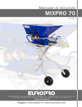 Euromair Impastatore continuo MIXPRO 70 su telaio regolabile Manuale del proprietario