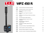 T.I.P. WPZ 450 R Manuale del proprietario