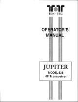 Ten-Tec 538 Jupiter Manuale utente