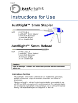 Hologic JustRight Surgical Stapler Istruzioni per l'uso