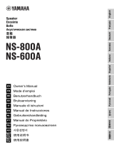 Yamaha NS-600A Manuale del proprietario
