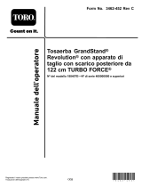 Toro GrandStand Revolution Mower Manuale utente