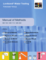 Lovibond Handbook of Methods MD100/110/200 Manuale utente