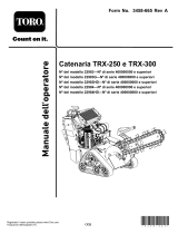 Toro TRX-300 Trencher Manuale utente