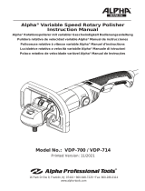 Alpha Professional Tools VDP-700/714 Manuale utente