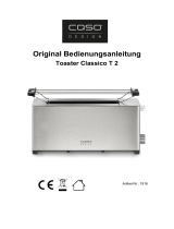 Caso Design CASO Classico T2 Toaster Istruzioni per l'uso