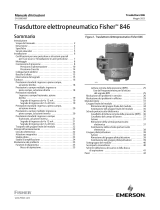 Fisher Trasduttore elettropneumatico 846 (846 Electro-Pneumatic Transducers) Manuale utente