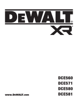DeWalt DCE560D1 Manuale utente