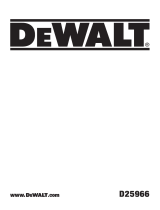 DeWalt D25966 Manuale utente