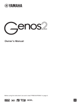 Yamaha Genos2 Manuale del proprietario