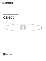 Yamaha CS-500 Guida utente