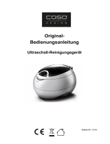 Caso Design UltraSonicClean Disc Istruzioni per l'uso