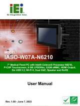 IEI Integration IASO-W07A-N6210 Manuale utente