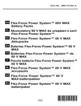Toro Flex-Force Power System 2.5Ah 60V MAX Battery Pack Manuale utente