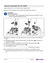Kessel 016-337 Beiblatt Optischer Alarmgeber Installation and Operating Instructions