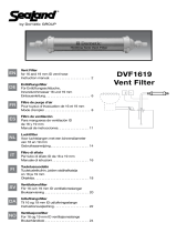Dometic Sealand Vent Filter DVF1619 Guida d'installazione