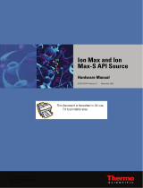 Thermo Fisher ScientificIon Max and Ion Max-S API Source