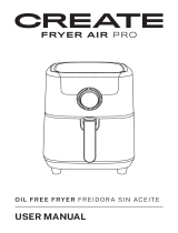 Create FRYER AIR PRO Manuale del proprietario