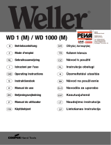 Weller C-WD1000M Manuale del proprietario