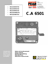 CHAUVIN ARNOUX C.A 6501 Manuale utente